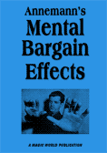 Annemann's Mental Bargain Effects by Theo Annemann